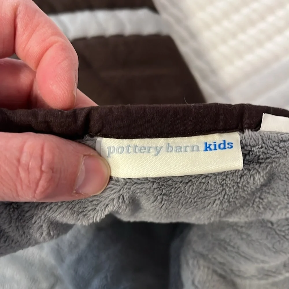 Pottery Barn Kids Playful Monkeys Crib or Toddler Bed Comforter & Bed Skirt